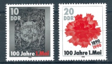 ALMANYA DDR 1990 1 Mayıs’ın 100. Yıldönümü