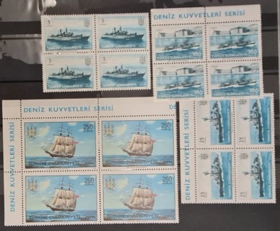1973 DENİZ KUVVETLERİ OKULUNUN KURULUŞUNUN 200.YILI MNH 4’LÜ BLOK