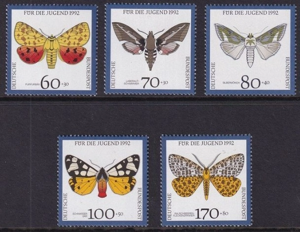 ALMANYA 1992 KELEBEKLER SERİ