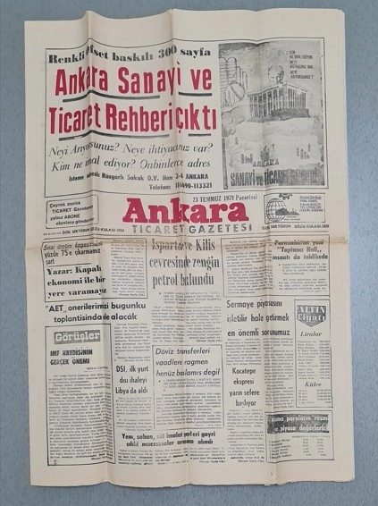 ANKARA TİCARET GAZETESİ, 1979