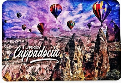 KARTPOSTAL, NEVŞEHİR KAPADOYA TEMALI -1
