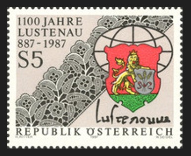 AVUSTURYA 1987 Lustenau’nun 1100. Yılı