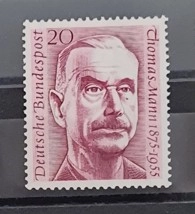 1956: Thomas Mann’ın Ölümünün 1. Yıldönümü Damgasız mnh Pul