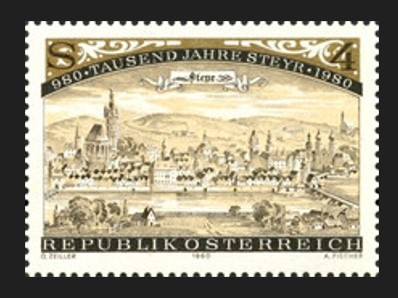 AVUSTURYA 1980 Steyr’ın 1000. yıldönümü