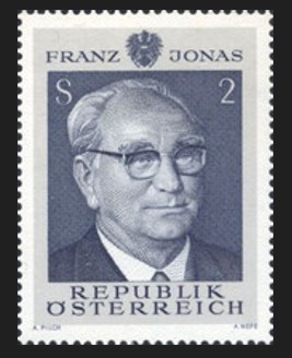 AVUSTURYA 1969 Cumhurbaşkanı Dr. h.c. Franz Jonas’ın Doğumunun 70. Yıldönümü