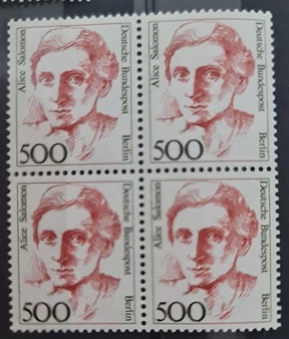 ALMANYA BERLİN 1991 Ünlü Kadınlar, Alice Salomon