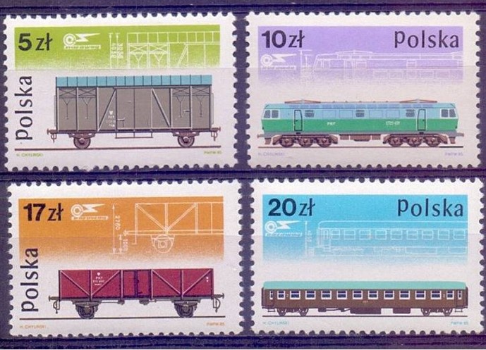 POLONYA 1985 TREN VAGONLARI