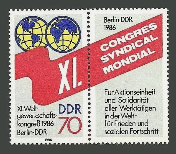 ALMANYA DDR 1986 Bilim Kongresi