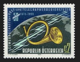 AVUSTURYA 1969 Posta ve Telekomünikasyon Çalışanları Sendikasının 50. Yıldönümü