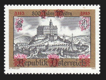 AVUSTURYA 1983 Weitra’nın 800. Yıldönümü
