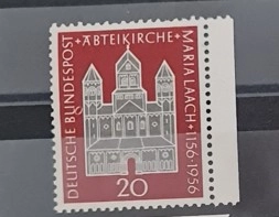 Almanya 1956 Maria Laach Kilisesi’nin 800. Yıldönümü Damgasız Mnh