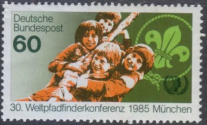 ALMANYA 1985 Uluslararası Gençlik Yılı - Dünya İzcilik Konferansı