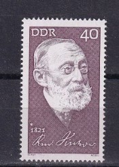 ALMANYA DDR 1971 Rudolf Virchow’un Doğumunun 150. Yıldönümü. Antropolog