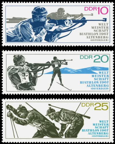 ALMANYA DDR 1967 TBiathlon Dünya Şampiyonası