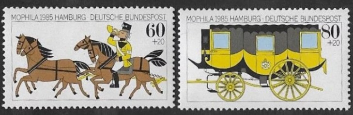 ALMANYA 1985 Uluslararası Pul Sergisi - ’’Mophila ’85’’
