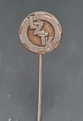 LZTK Yazılı Dişli Çerçeveli Metal Rozet