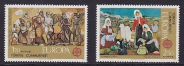 TÜRKİYE 1975 EUROPA CEPT MNH SERİ