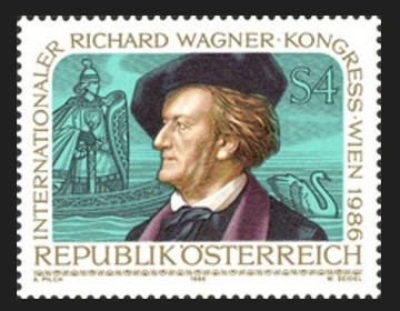 AVUSTURYA 1986 Uluslararası Richard Wagner Kongresi