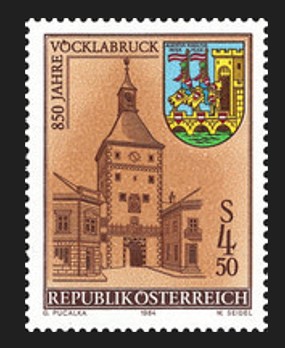 AVUSTURYA 1984 Mimari Yapılar Vöcklabruck’un 850. Yıldönümü