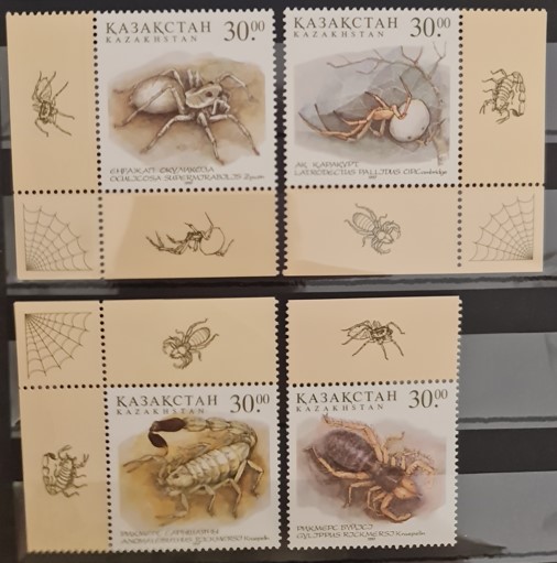 KAZAKİSTAN 1997 Zehirli Örümcekler, Fauna