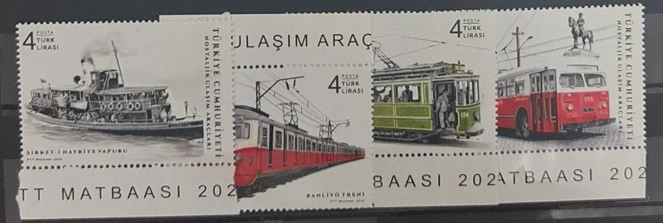 2022 NOSTALJİK ULAŞIM ARAÇLARI MNH 