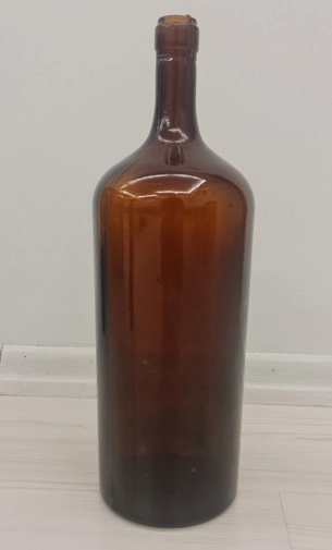 Vintage Eski Dönem Dekoratif Büyük Boy Şişe, 35cm