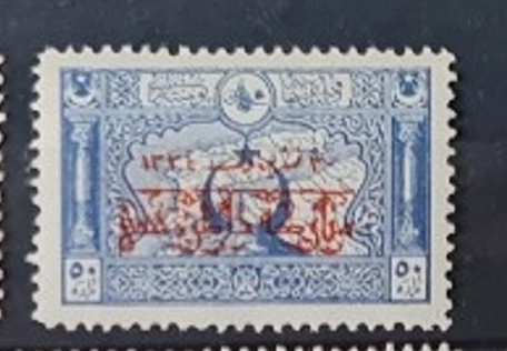 1919 Mütareke 50 para, Sürşarjlı, Şarniyersiz