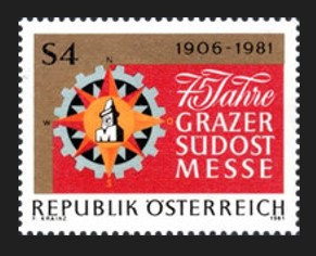 AVUSTURYA 1981 ’’Südost-Messe Graz’’ Ticaret Fuarının 75. Yıldönümü