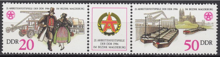 ALMANYA DDR 1986 İşçi Festivali Oyunu