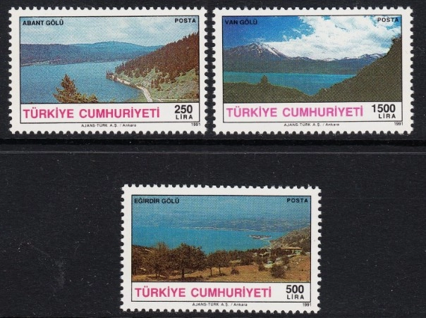 1991 GÖLLERİMİZ MNH