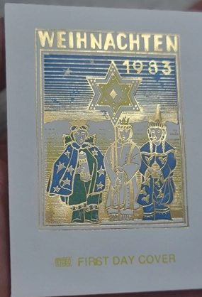 Almanya 1983. Noel. Weihnachten FDC, Bonn