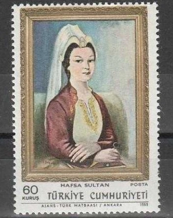 TÜRKİYE 1969 HAFSA SULTAN MNH
