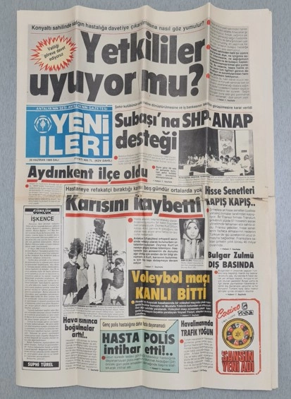 ANTALYA YENİ İLERİ GAZETESİ, 1989
