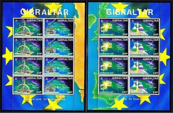 1994 EUROPA CEPT GİBRALTAR KLEİBOGEN