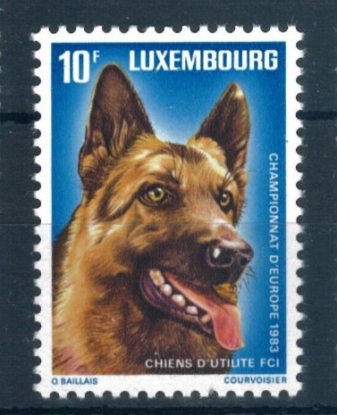 LÜKSEMBURG 1983 Avrupa İş Köpekleri Şampiyonası