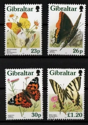 Gibraltar 1997 Kelebekler