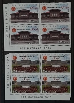 2015 TBMM 95.YILI 4 LÜ BLOK MNH