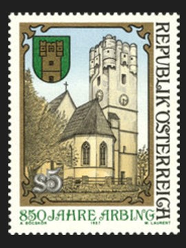 AVUSTURYA 1987 Arbing’in 850. Yıldönümü (1137-1987)