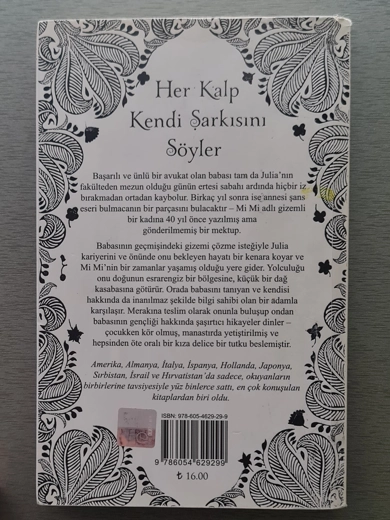 Her Kalp Kendi Şarkısını Söyler, Jan philipp Sendker
