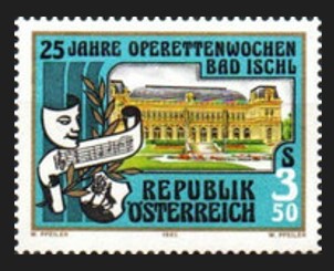 AVUSTURYA 1985 Bad Ischl Operet Festivali’nin 25. Yıldönümü