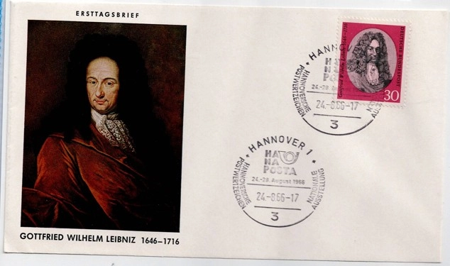 Almanya 1985 – Gottfried Wilhelm Leibniz FDC