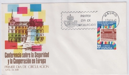 İspanya 1980 Avrupa Güvenliği Konferansı 1FDC