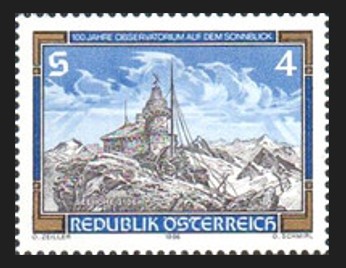AVUSTURYA 1986 Sonnblick’teki Gözlemevinin 100. Yıldönümü