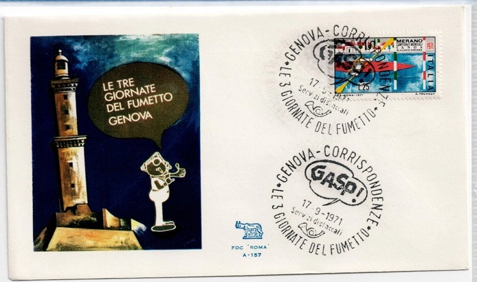 İtalya 1971 – Genova Çizgi Roman Günleri FDC