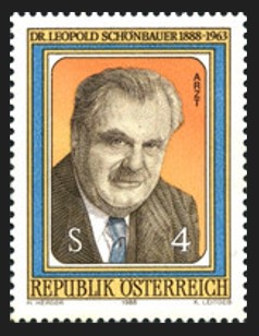 AVUSTURYA 1988 Leopold Schönbauer’in Doğumunun 100. Yıldönümü