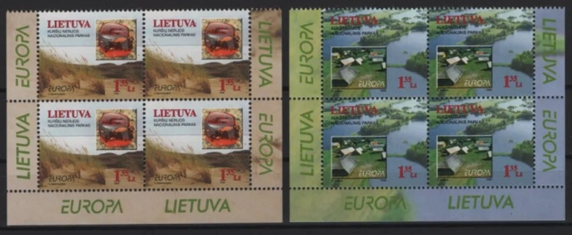 1999 EUROPA CEPT LİTVANYA 4 LÜ BLOK