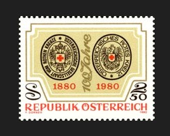 AVUSTURYA 1980 Avusturya Kızıl Haç’ın 100. yıldönümü