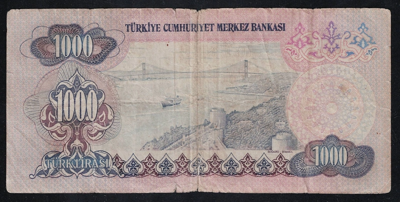 1000 TÜRK LİRASI 6. EMİSYON, 1. TERTİP - B70 181190