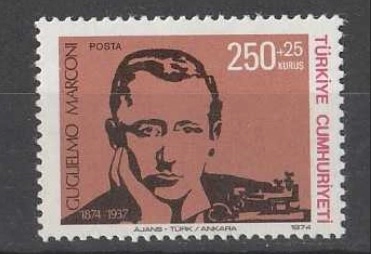 1974 GUGLIELMO MARCONİ’NİN DOĞUMUNUN 100.YILI TAM SERİ MNH