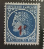 FRANSA 1947 Yeni Günlük Pul